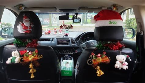 He was in red speedos with a beard and stocking hat with a huge lit. These Grab drivers are spreading holiday cheer with ...
