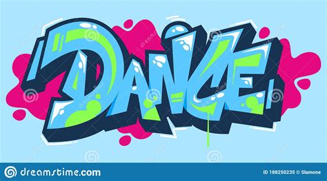 Dance Graffiti Stock Illustrations 2209 Dance Graffiti Stock