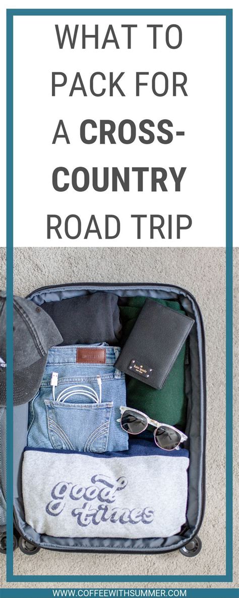 What To Pack For A Cross Country Road Trip In 2020 Cross Country Road