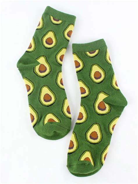 Fresh Fruit Socks Avocadomix