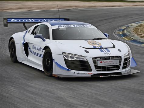 2012 New Audi R8 Lms Ultra Gt3 Real Madrid Edition