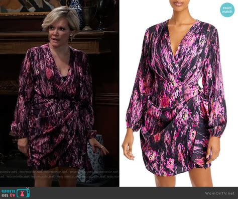 wornontv ava s abstract print wrap dress on general hospital maura west clothes and