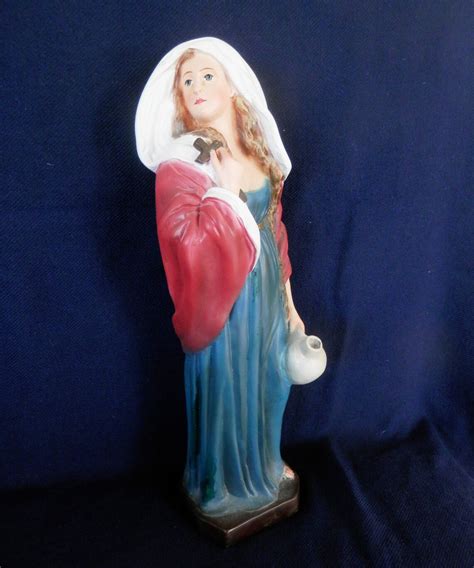 Statue Saint Mary Magdalene Statue 12 Inch Etsy