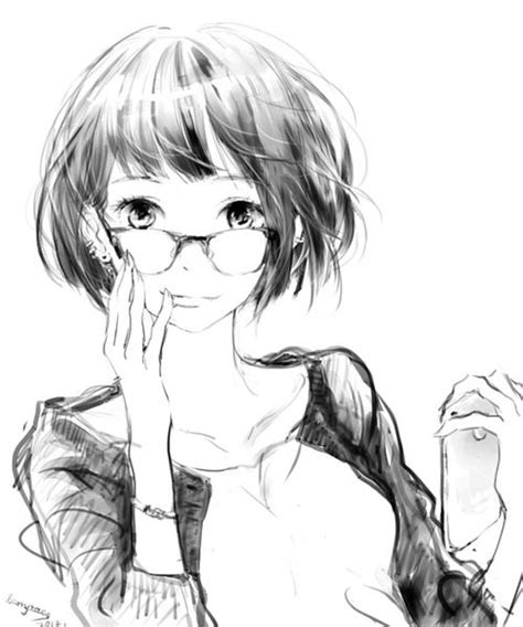 165 Besten Anime Girls Glasses Bilder Auf Pinterest Anime Kunst