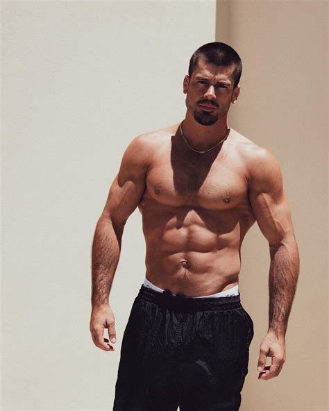 Sexy Muscle Hunk Adam Mahonn Poses For Pat Supsiri
