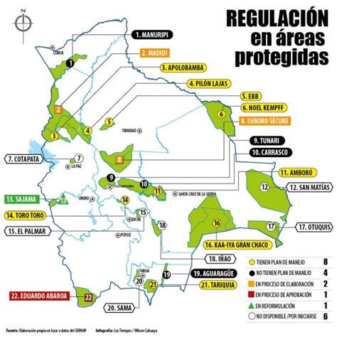 Hay Regulación Sólo Para 8 De 22 áreas Protegidas De Bolivia Ejutv