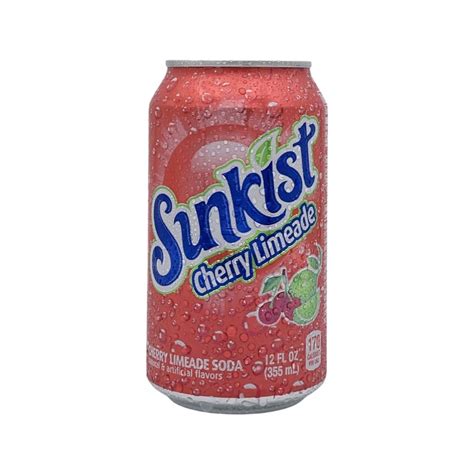 Sunkist Cherry Limeade 355ml Soda Palace