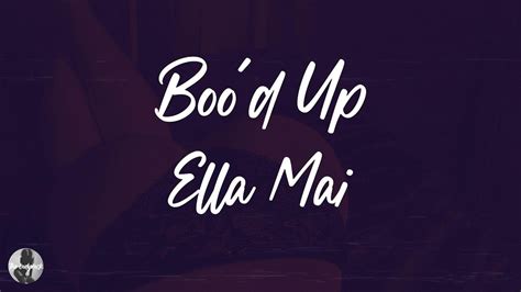 Ella Mai Bood Up Lyrics Youtube