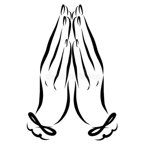 Female Praying Hands Clip Art