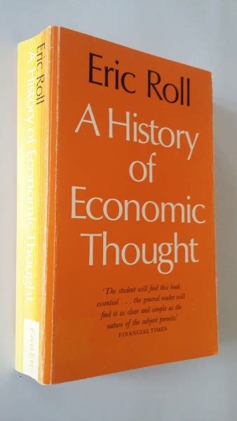 Eric Roll A History Of Economic Thought