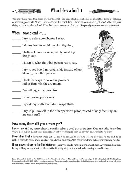 Couldn't help improving and rewriting the leadership worksheet, so here it is again, updated and upgraded! Free printable worksheet: When I Have a Conflict. A quick ...