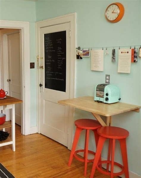 Cocinas funcionales y pensadas, con todos los detalles que podemos imaginar. Mesas para cocinas pequeñas - cocinas con encanto
