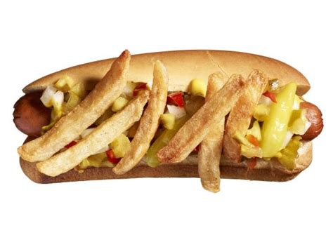 Chicago Style Hot Dog Recipe Jeff Mauro Food Network