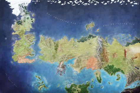 Westeros And Essos Map