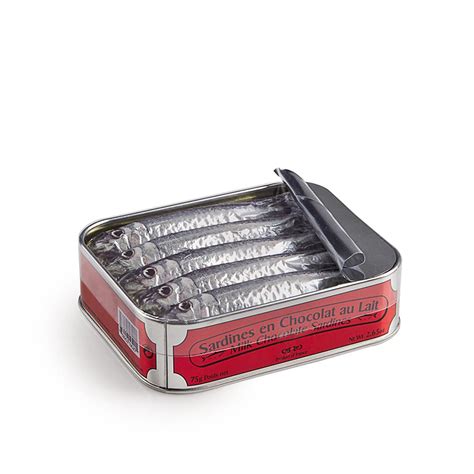 Michel Cluizel 39 Milk Chocolate Sardines In Tin 75g Dough And Grocer