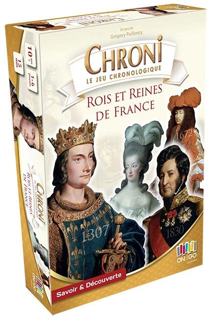 Chroni : Rois et Reines de France - Boutique Espritjeu.com