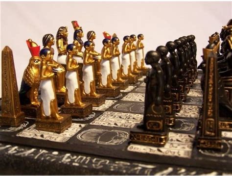 Beautifully Crafted New Egyptian Chess Set Travelling Back In Time To
