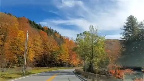 Scenic Drive Through Fall Foliage In Vermont Cbs Com