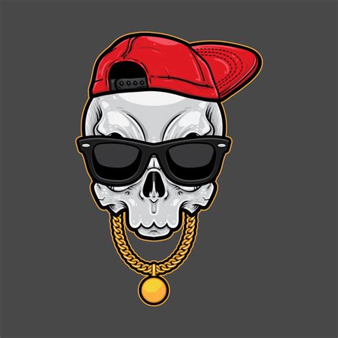 Hip Hop Skull Hip Hop T Shirt Teepublic