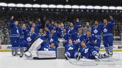 Nhl 14 Toronto Maple Leafs Stanley Cup Championship Celebration Youtube