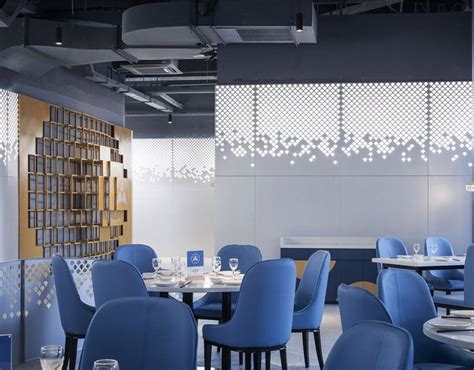 Maybe you would like to learn more about one of these? Seafood Restaurant Decor by Topos Design Clans | Design, Glass curtain wall, Arched doors