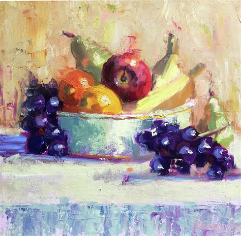 Fruit Bowl Painting By Jennifer Stottle Taylor