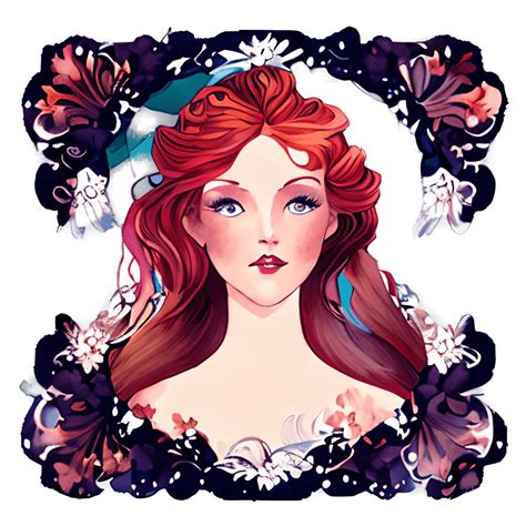 Pretty Redhead Girl Full Face Hyperrealistic Graphic · Creative Fabrica