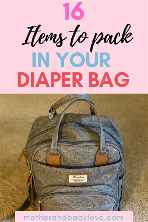 What To Pack In A Diaper Bag The Complete List Of Diaper Bag