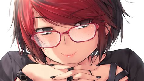 Anime Girl With Glasses Wallpaper Anime Wallpaper Hd