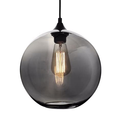 GZMJ vintage LED pendant light kitchen glass globe hanging ...