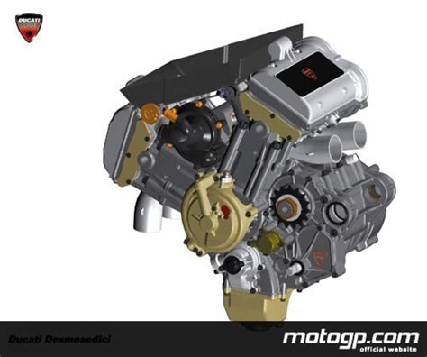 Ducati Reveal 4 Stroke Motogp Engine Baptised Desmosedici Twinpulse