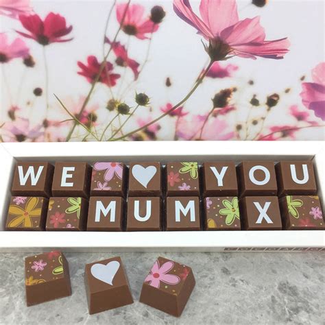 Personalised I Love You Mummy Chocolate T By Cocoapod Chocolates