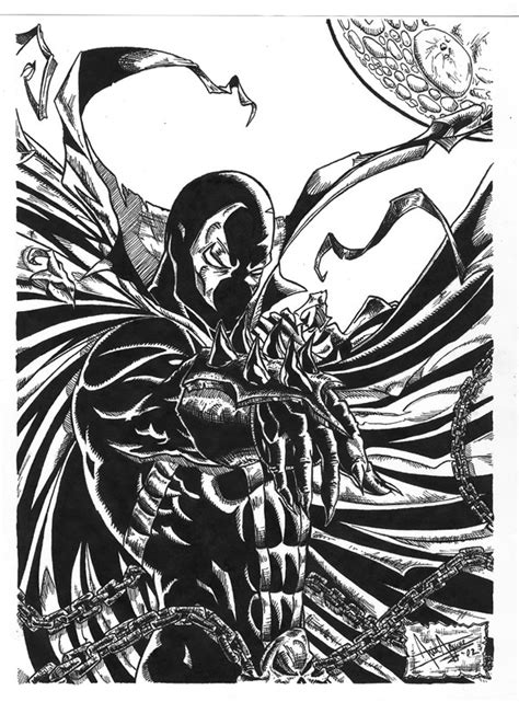 Artstation 2002 Spawn Pinup Pencils And Inks