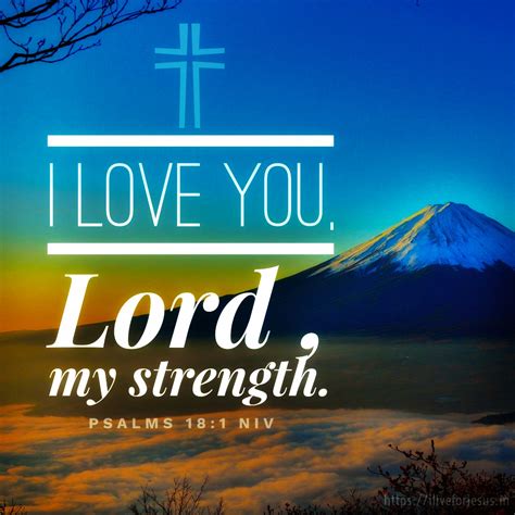 The Lord Is My Strength I Live For Jesus
