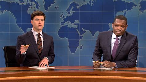 Watch Saturday Night Live Highlight Weekend Update Colin Jost And Michael Che Talk Gun Control