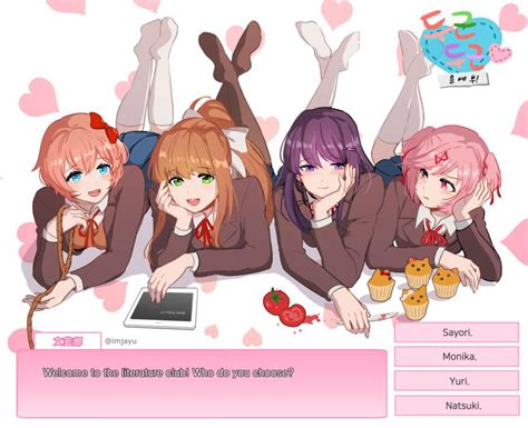 Doki Doki Literature Club Literature Club Literature Club