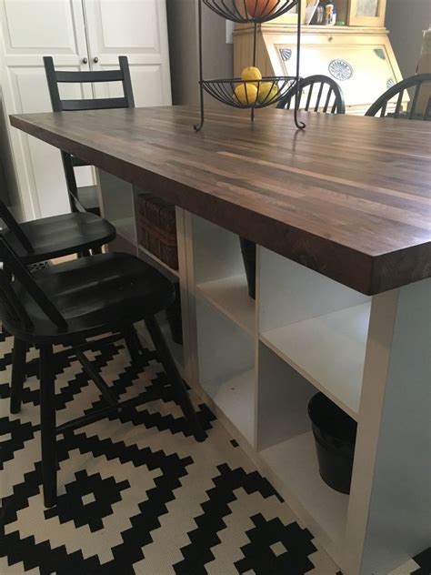 How to choose your dining room set buying guide. Kitchen Table Redo - Part 2 - Butcher Block IKEA Hack ...
