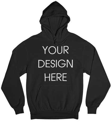 Custom Hoodie Add Your Own Design Text Word Unisex Hoody Men Etsy