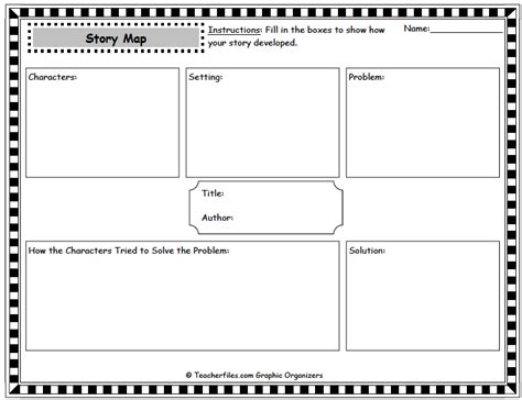 Free Graphic Organizers For Retelling A Story Ferisgraphics