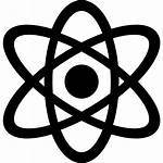 Symbol Atom Science Icon Education Shapes Atomic