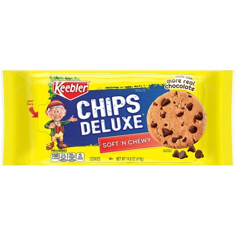 Keebler Chips Deluxe Soft N Chewy Cookies 148 Oz