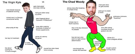 The Virgin Kyle Vs The Chad Woody Pka
