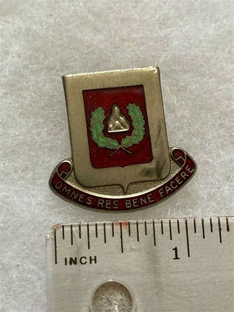 Authentic Us Army 27th Engineer Battalion Unit Di Dui Insignia Ie