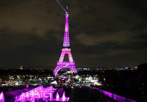 Eiffel Tower Turns Pink For Breast Cancer National News India Tv