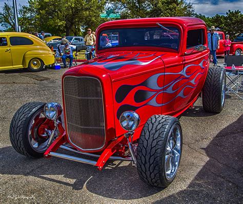 Hot Red Street Rod Street Rods Hot Rods Classic Cars Trucks Hot Rods