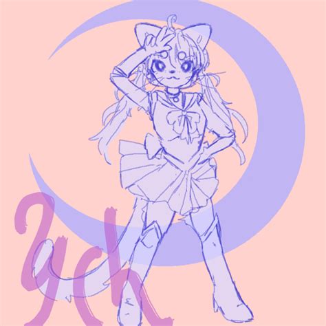 Sailor Moon Pose Ych Ychcommishes