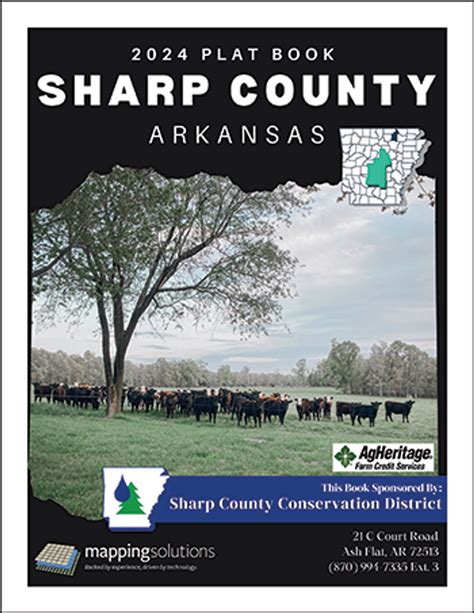 Sharp County Arkansas 2024 Plat Book Mapping Solutions