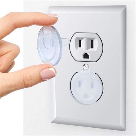 Clear Outlet Covers 36 Pack Dielectric Plastic Plugs For