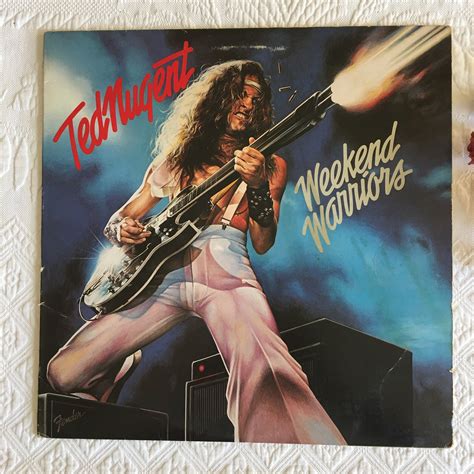 Vintage 1978 Ted Nugent Weekend Warriors Vinyl Record Album Etsy