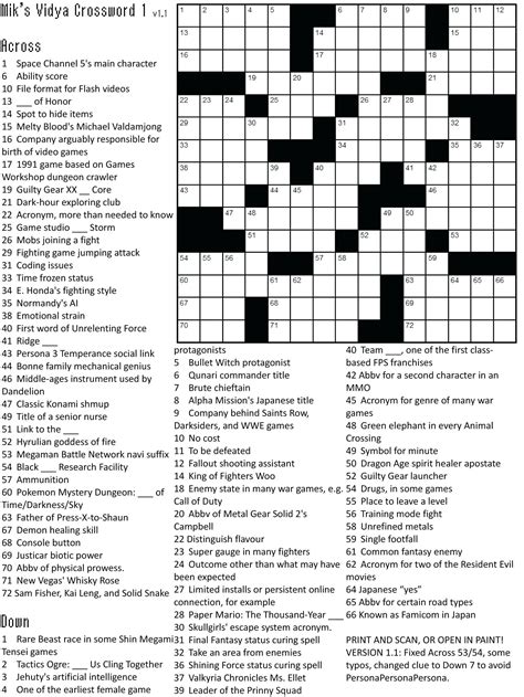 Make Your Own Crossword Puzzle Free Printable Free Printable Free